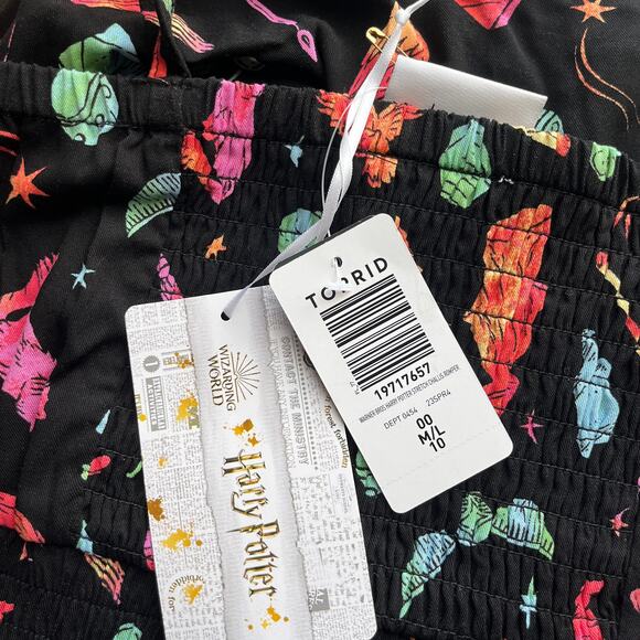 Torrid Harry Potter Romper - Hedwig Sorting Hat Potions Quidditch Plus 00X Large - Picture 6 of 11